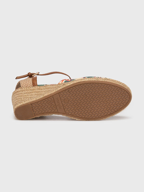 BRAVA platform espadrilles with floral print - 4