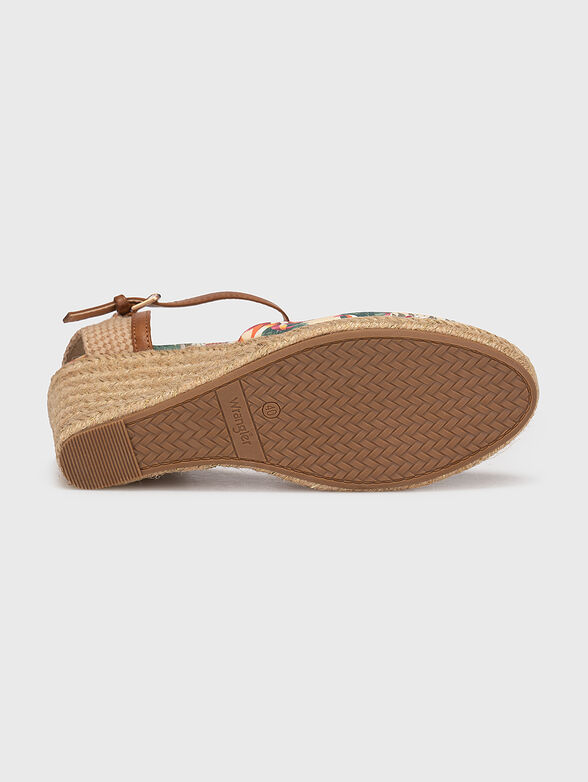 BRAVA platform espadrilles with floral print - 5