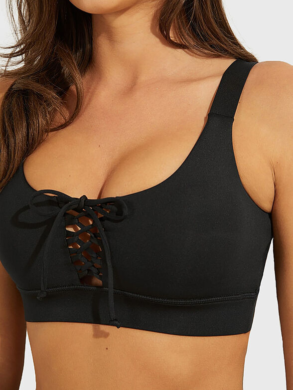 AGATHA Active bra in black color - 3