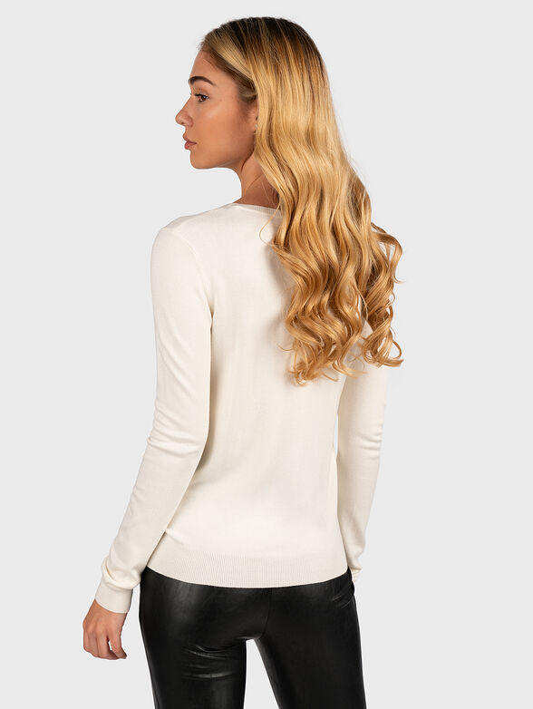 INES sweater with triangular embroidery - 2