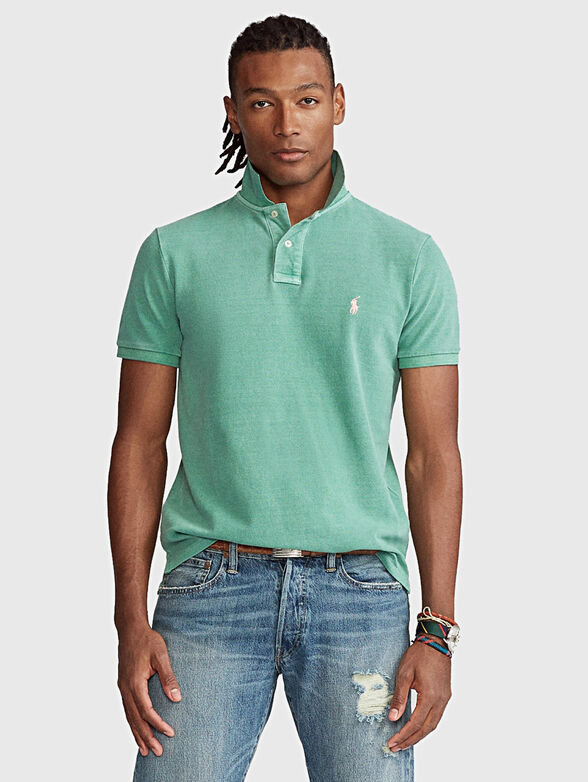 Green polo-shirt - 1
