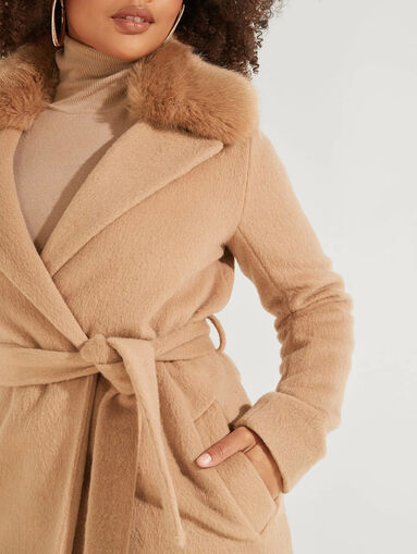 BRENDA Coat in beige color - 4