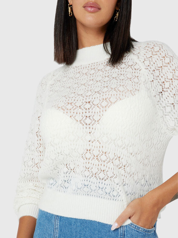 KENSLEY blue knitted sweater - 4