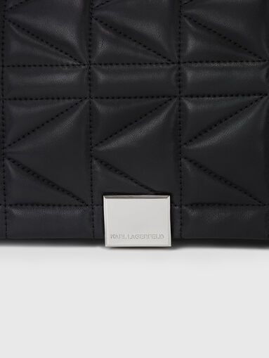 Leather bag with logo - 4