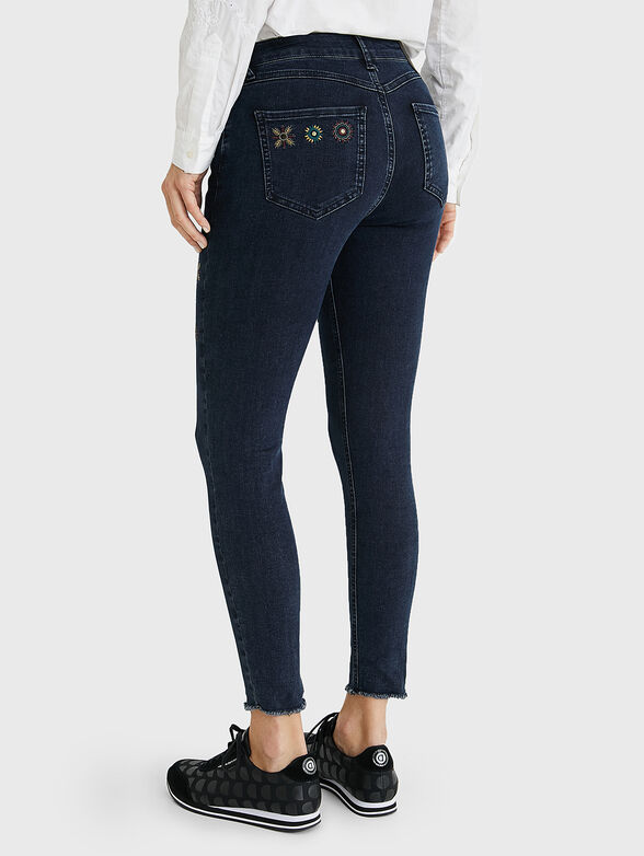 JULIETA Jeans with floral embroidery - 3