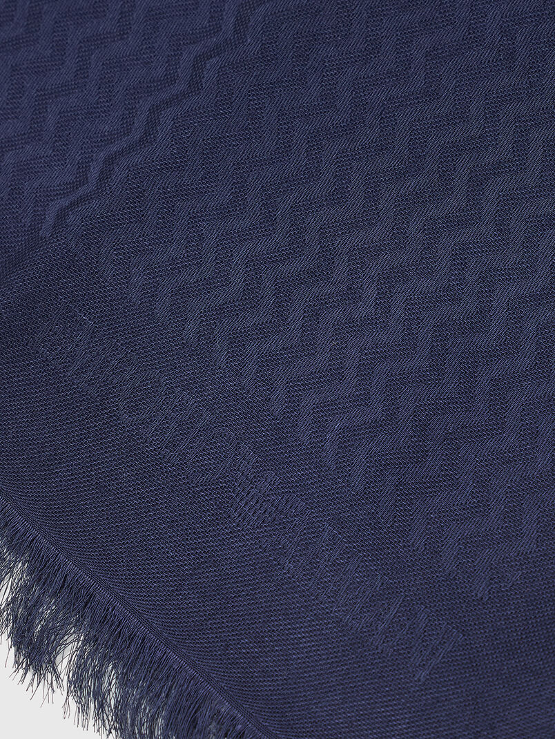 Long jacquard scarf - 3