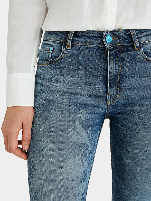 MIAMI Skinny jeans with print - 4