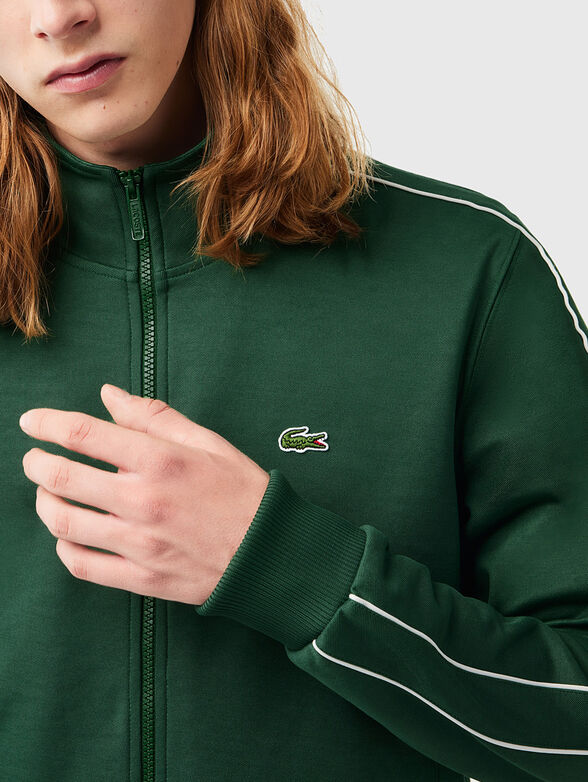 Sweatshirt with logo accent in black - 4