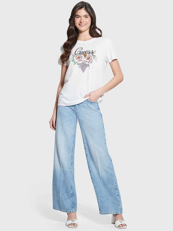 GRAPEVINE rhinestones T-shirt - 2