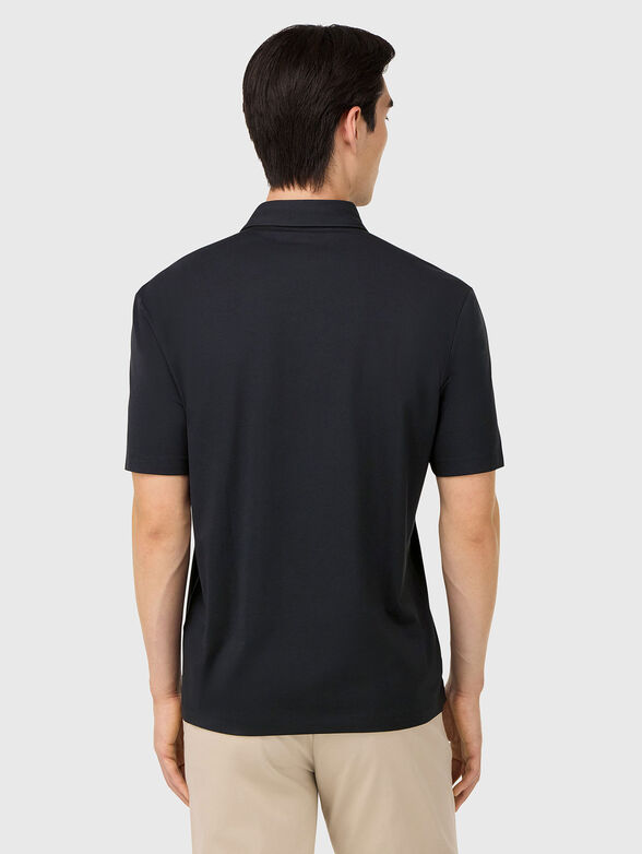 Short sleeved cotton polo shirt - 3