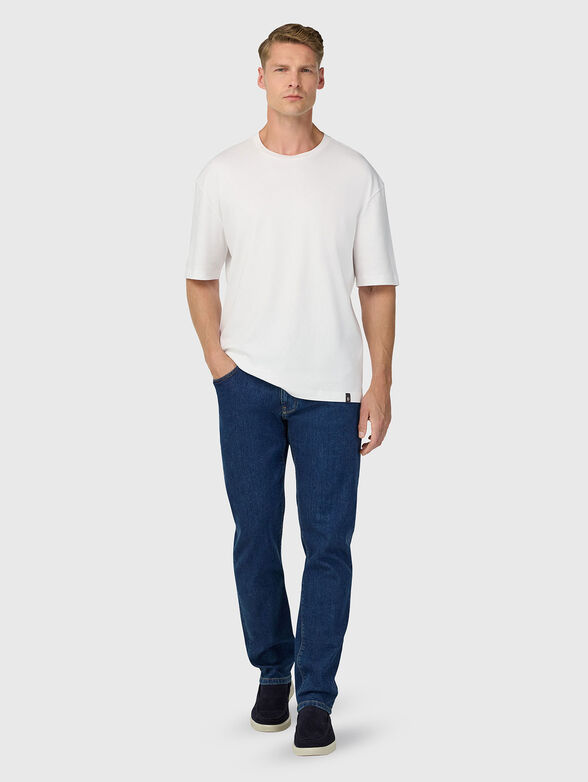 Cotton T-shirt with logo detail  - 2