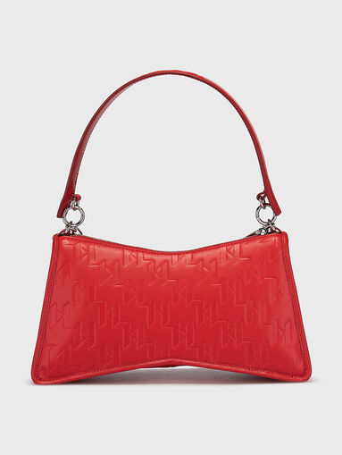 K/SEVEN ELEMENT black hobo bag with embossed logo - 3