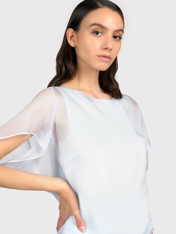 Blouse with silk threads - 2