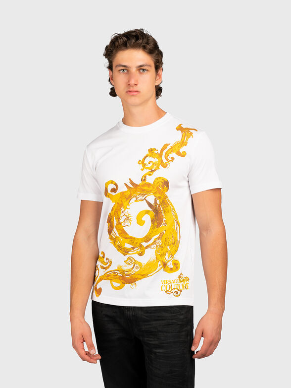 Black T-shirt with print - 1