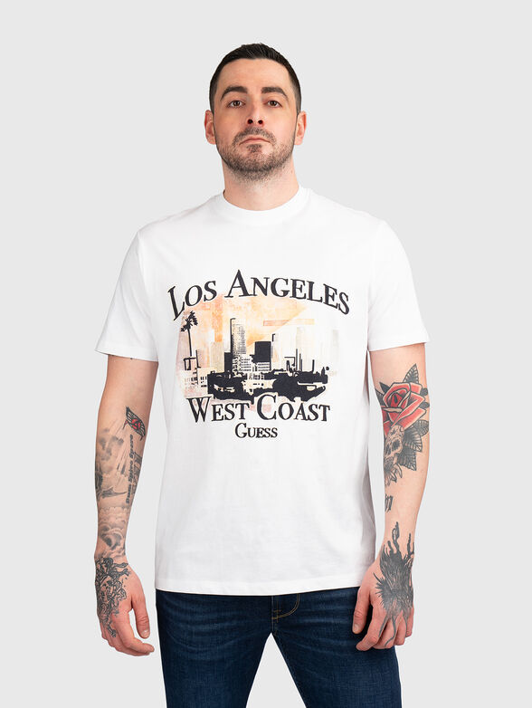 Printed cotton T-shirt - 1