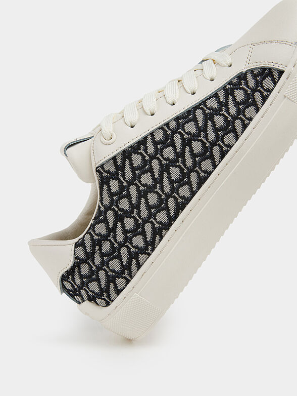 ADAMS sneakers with jacquard logo - 4