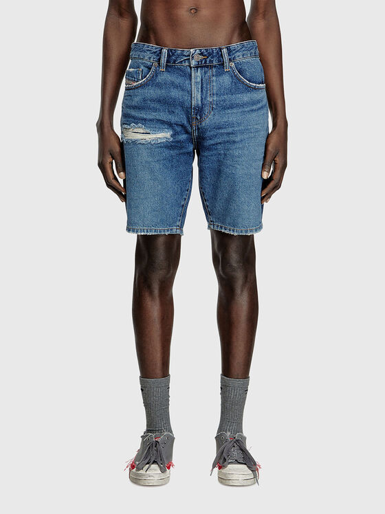 D-FIN short denim pants - 1