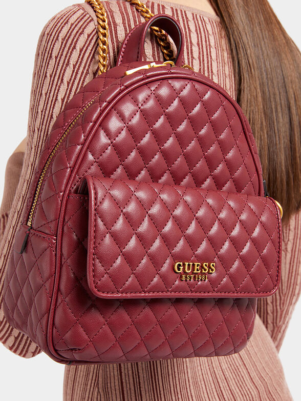 IZZY black backpack with metal accent - 4