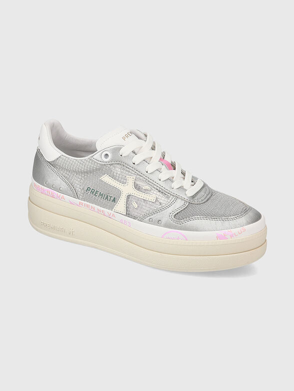 MICOL silver sneakers - 2