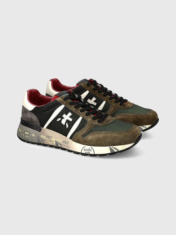 LANDER suede sports shoes - 2