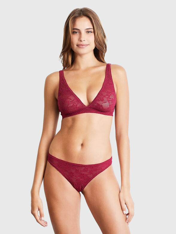 STRETCH LACE bralette in black - 2
