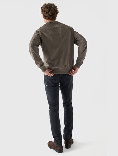 Bomber jacket in suede - 3