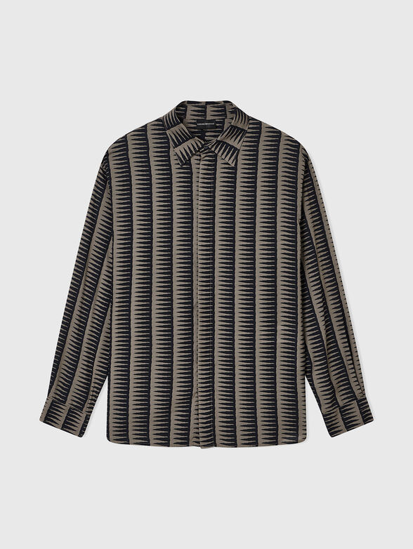 Long-sleeve shirt made of lyocell and viscose - 1