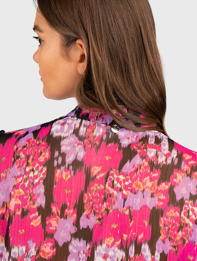 Shirt with floral print - 4