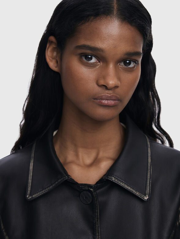 LILLY coat made of eco leather  - 5