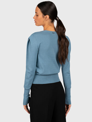Cardigan with jewel appliqués - 4
