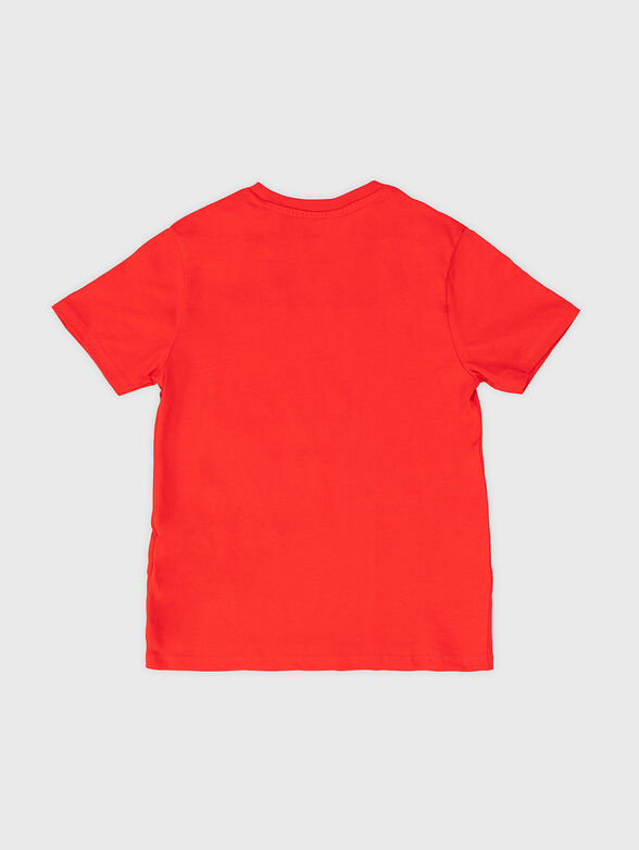 Dark blue t-shirt with logo print - 2