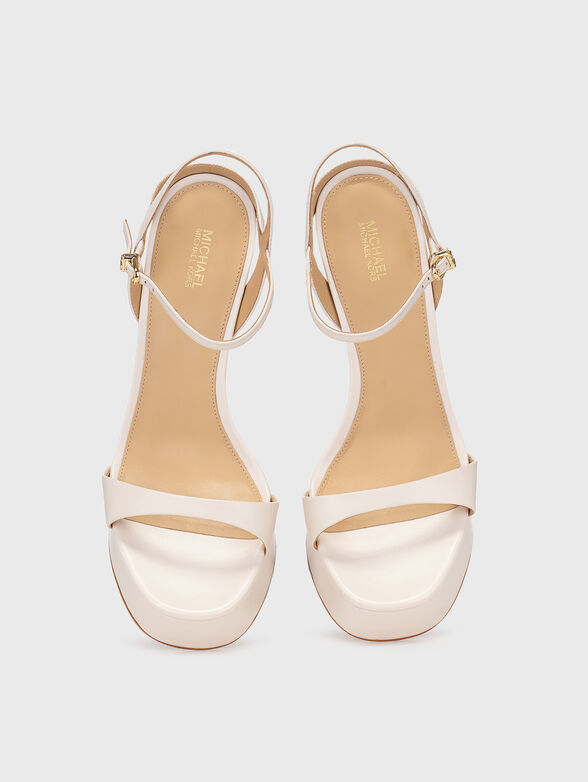 AMARA leather heeled shoes - 6