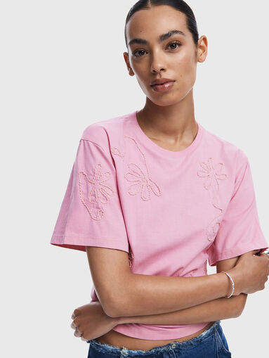 BAHO T-shirt with floral details - 5