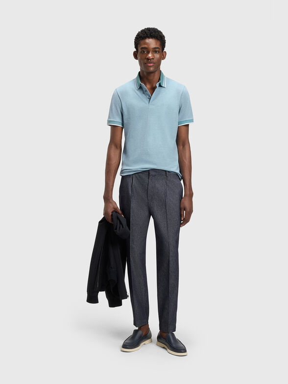 Polo shirt with accent trims - 2