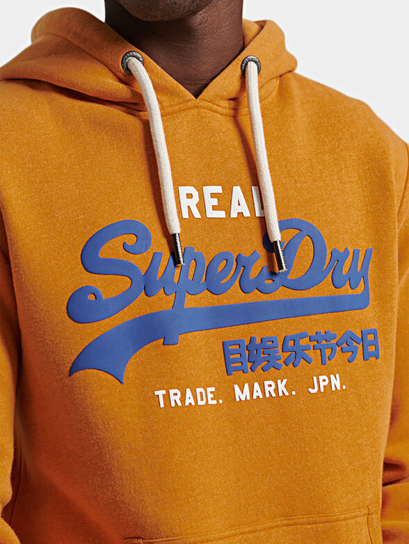 Grey sweatshirt with hood - 2