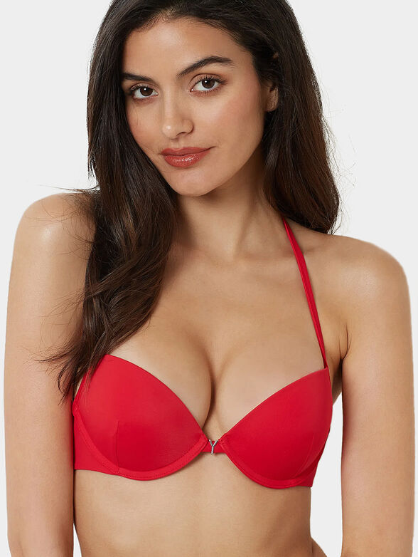 ESSENTIALS bikini bra with logo accent - 1
