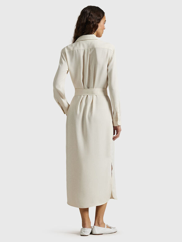 Maxi dress with belt - 2