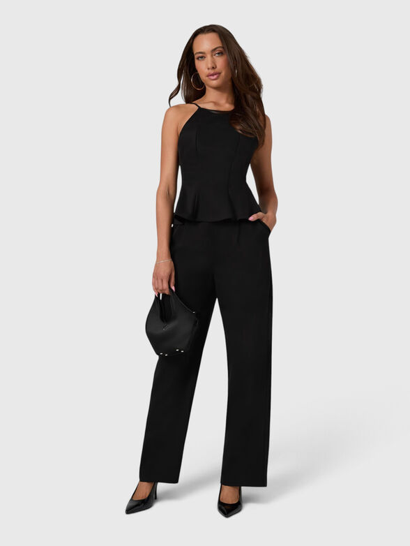 Black top made of a viscose blend - 2