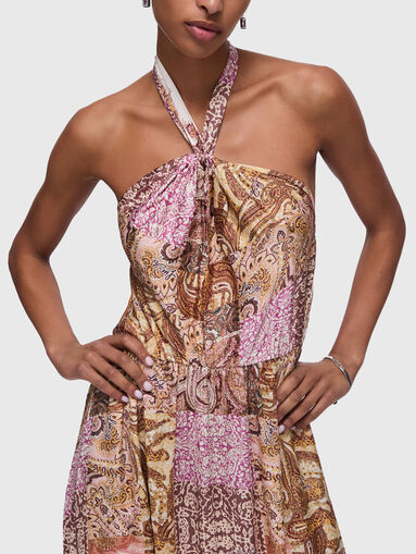 Dress with halter neck - 4