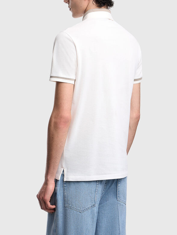 Short-sleeved cotton polo shirt - 3