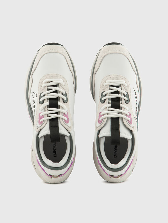 Sneakers with multicoloured details - 6