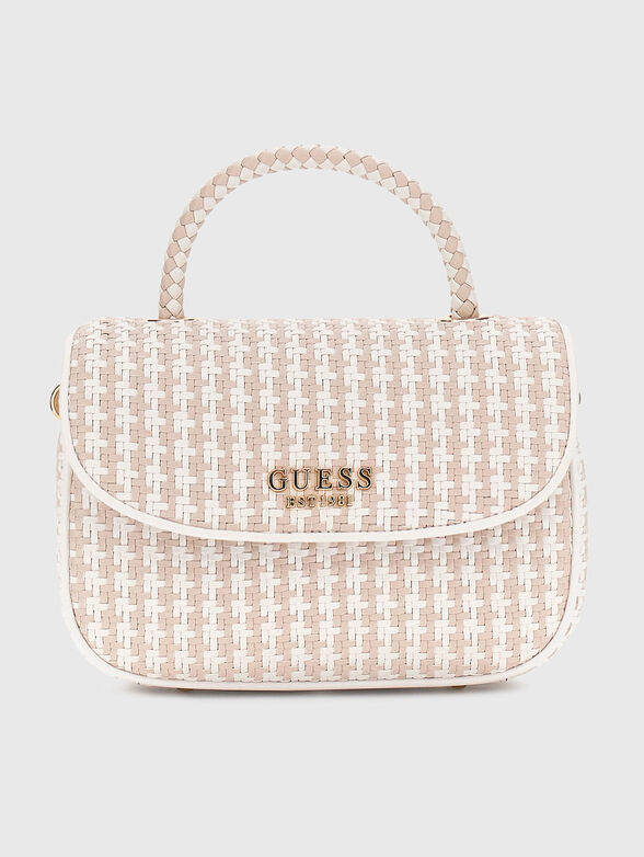 MIREMA black smal bag with interwoven texture - 1