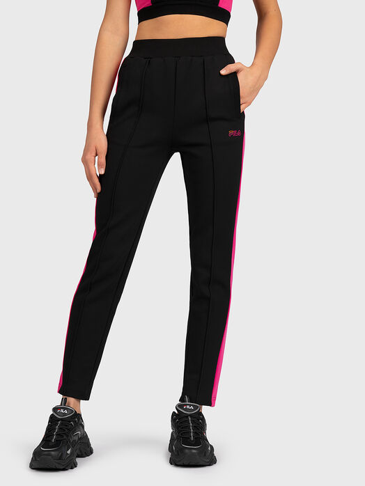 PANJU sports pants with accent inserts