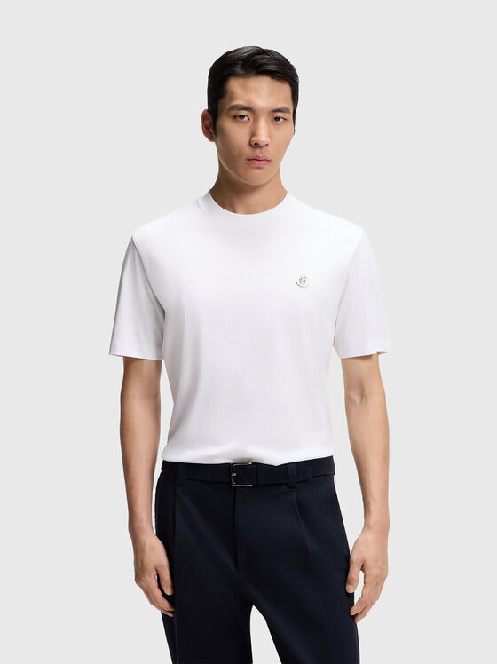 Crew neck cotton T-shirt - 1