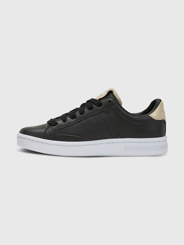 Lozan black sports shoes with laces - 4