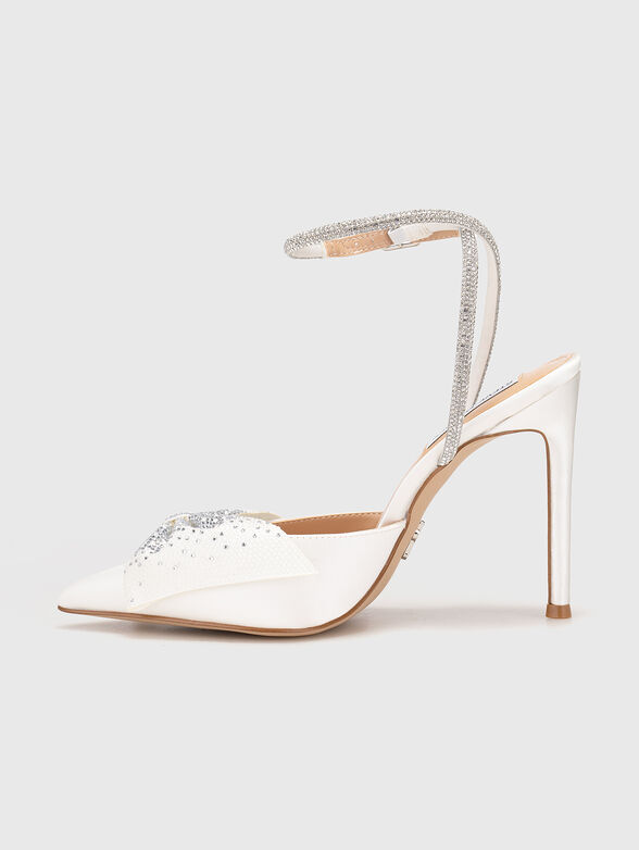 Heeled shoes with rhinestones - 4