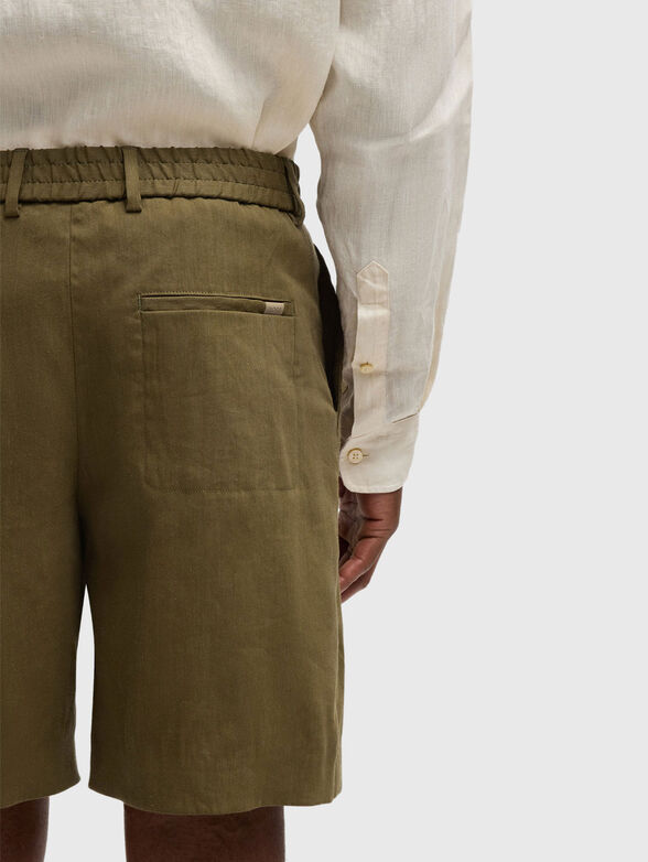 P-PETER-RDS-S-WG-252 linen shorts - 3