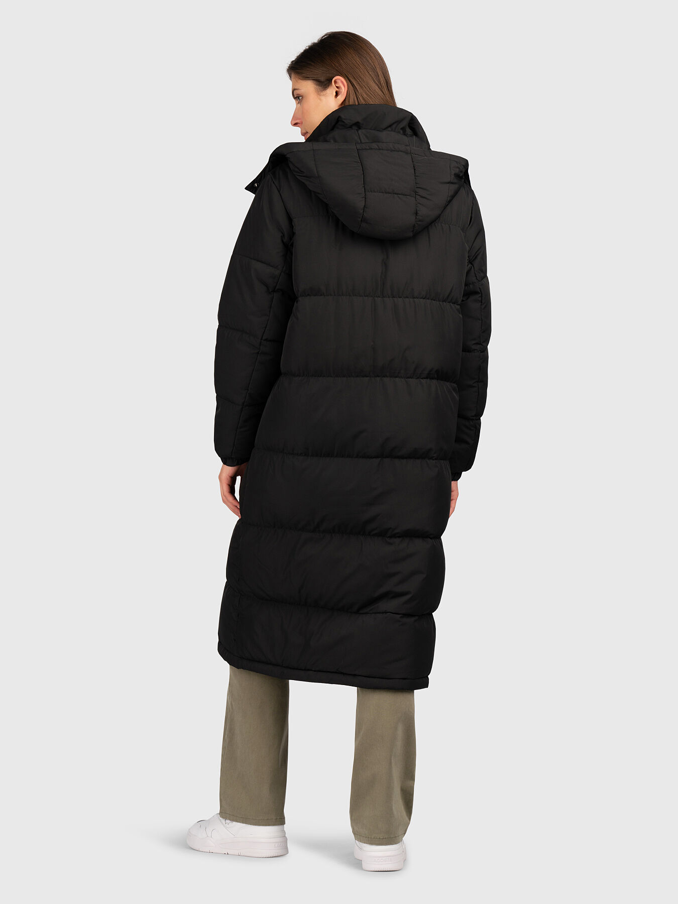 BRAUNFELS long puffer in black brand FILA