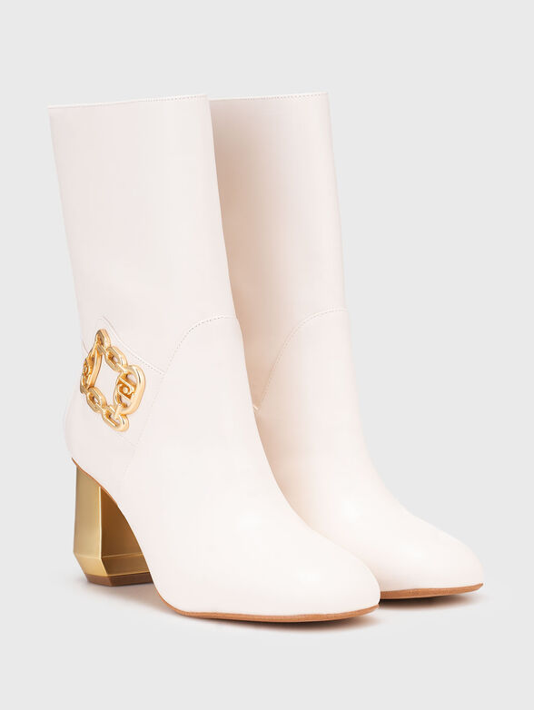 SAMY 05 nappa leather heeled ankle boots - 2