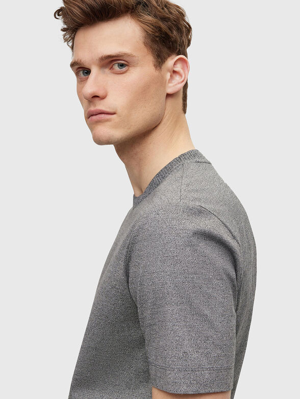 Cotton blue t-shirt - 4